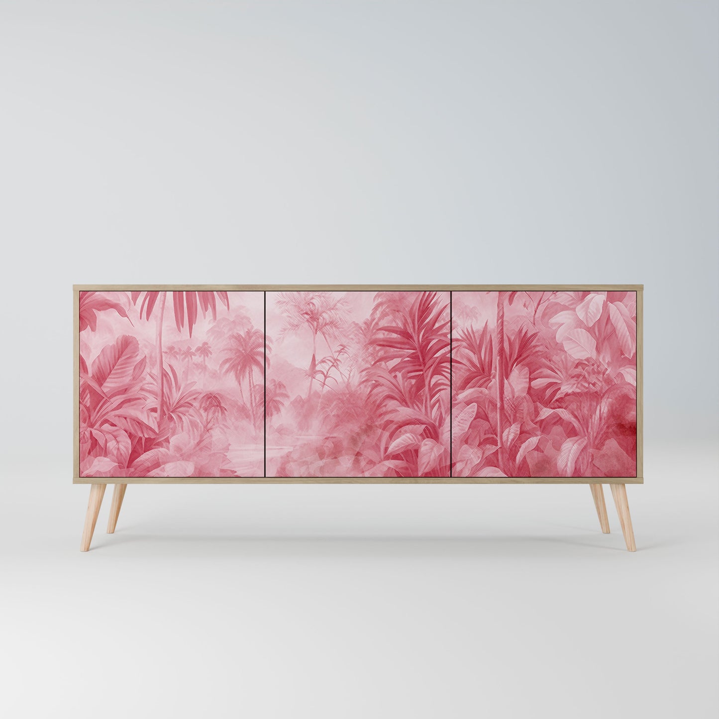 Credenza a 3 ante SWEET TROPICS in effetto rovere