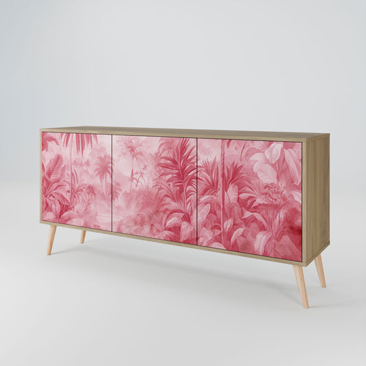 Credenza a 3 ante SWEET TROPICS in effetto rovere