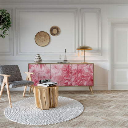 Credenza a 3 ante SWEET TROPICS in effetto rovere