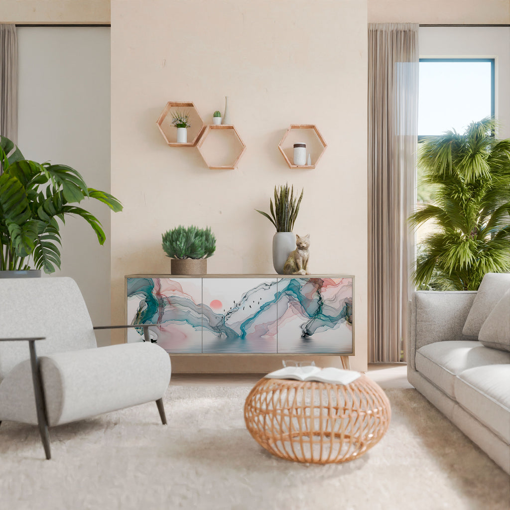 VELVET CROSSING Aparador de 3 Portas