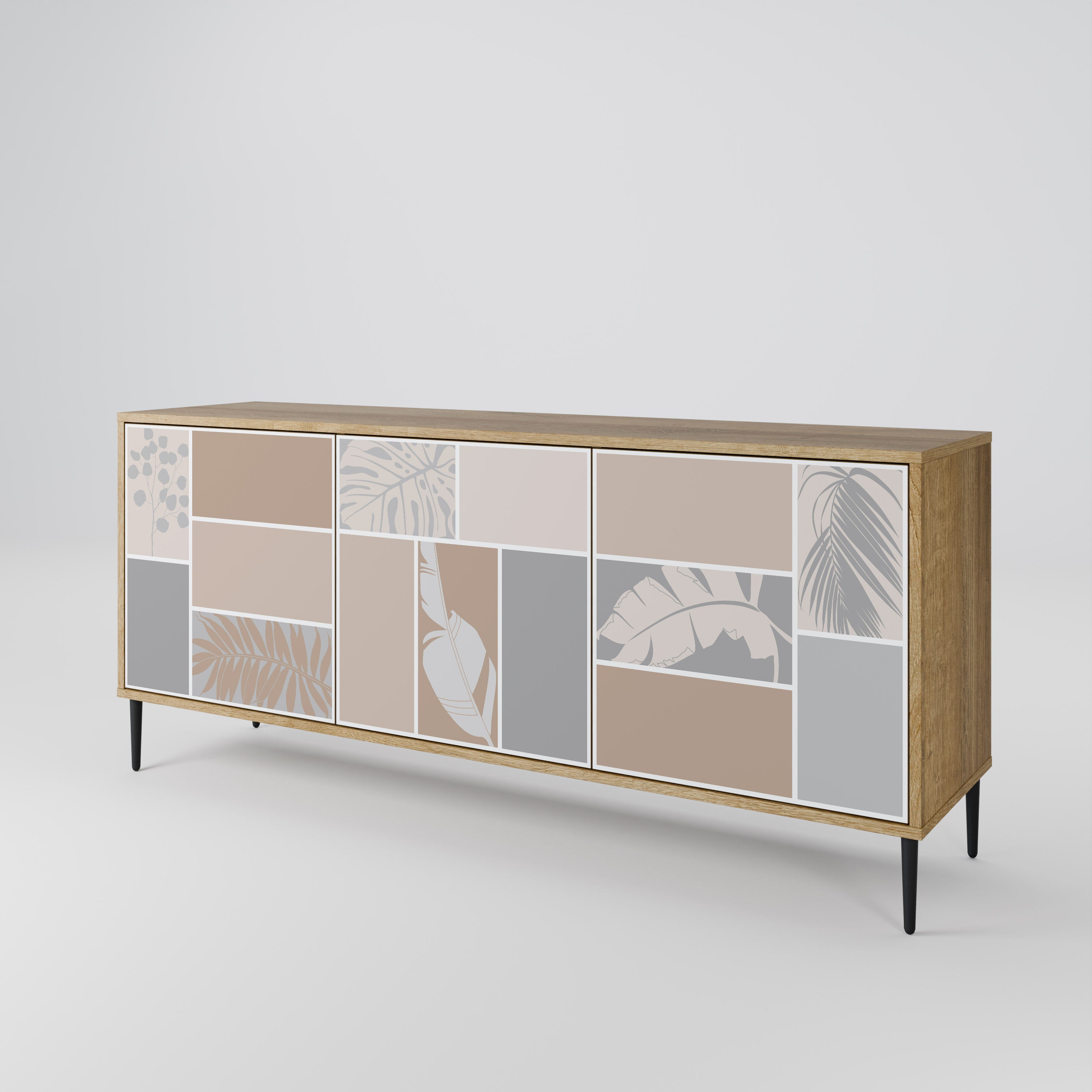 TROPICAL SHAPES 3-Door Sideboard
