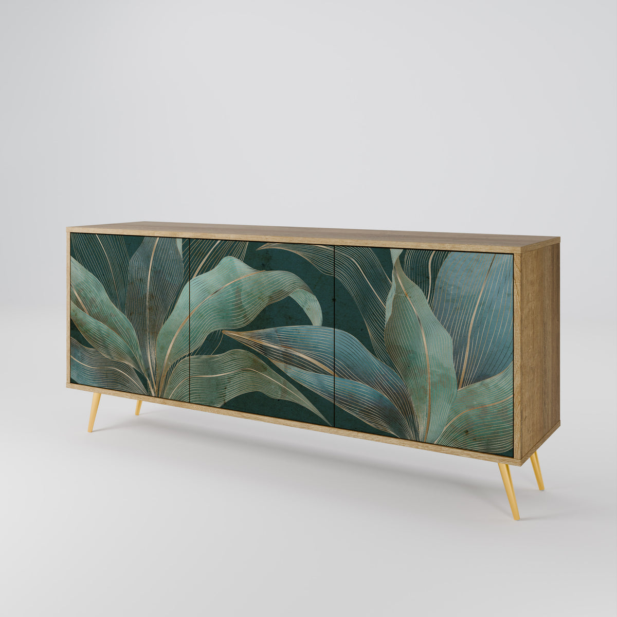 ROYAL GREEN Aparador de 3 Portas