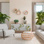 ELEGANT BOTANICS Aparador de 3 Puertas