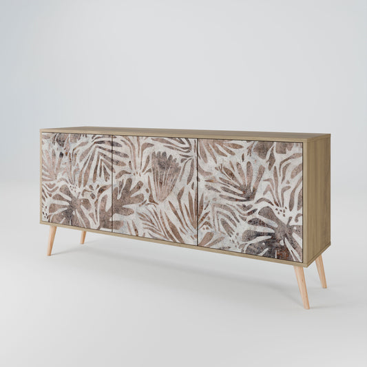 Credenza PASSING TIME a 3 ante effetto rovere