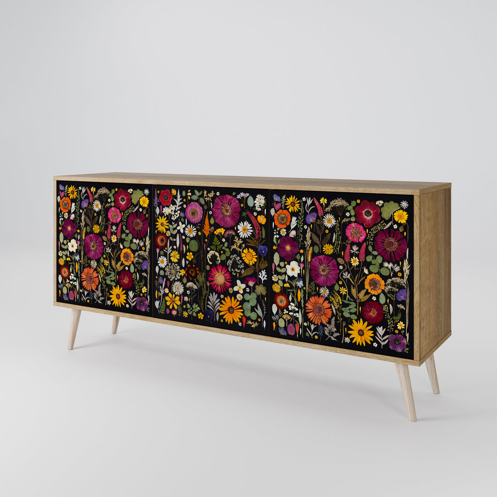 MIDNIGHT GARDEN 3-Door Sideboard
