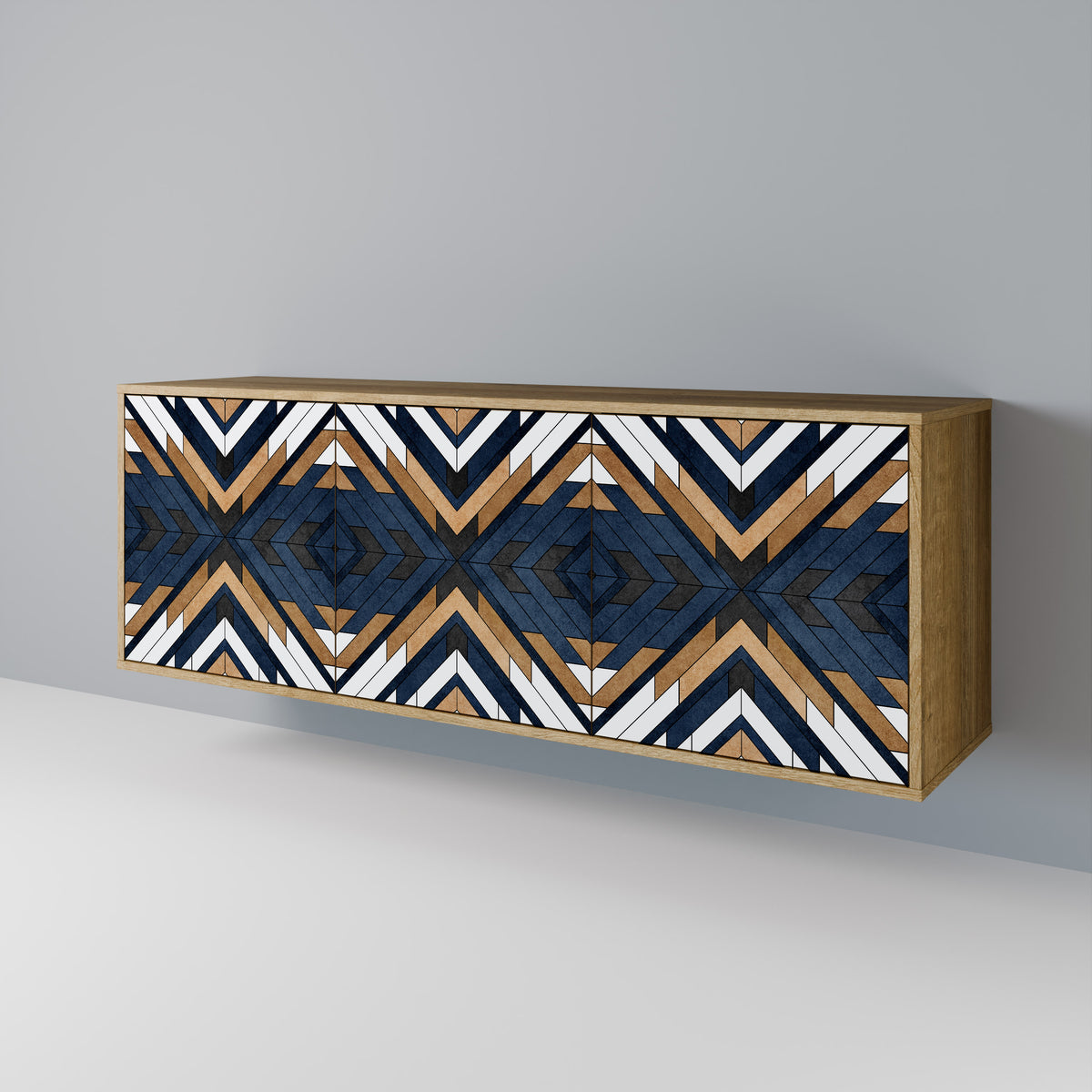 ARTFUL GEOMETRY 3-türiges Sideboard