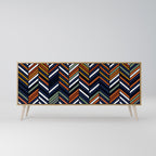VIBRANT PATCHWORK 3-Door Sideboard