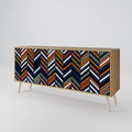VIBRANT PATCHWORK 3-Door Sideboard