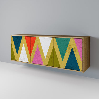 COLORFUL TRIANGLES 3-türiges Sideboard