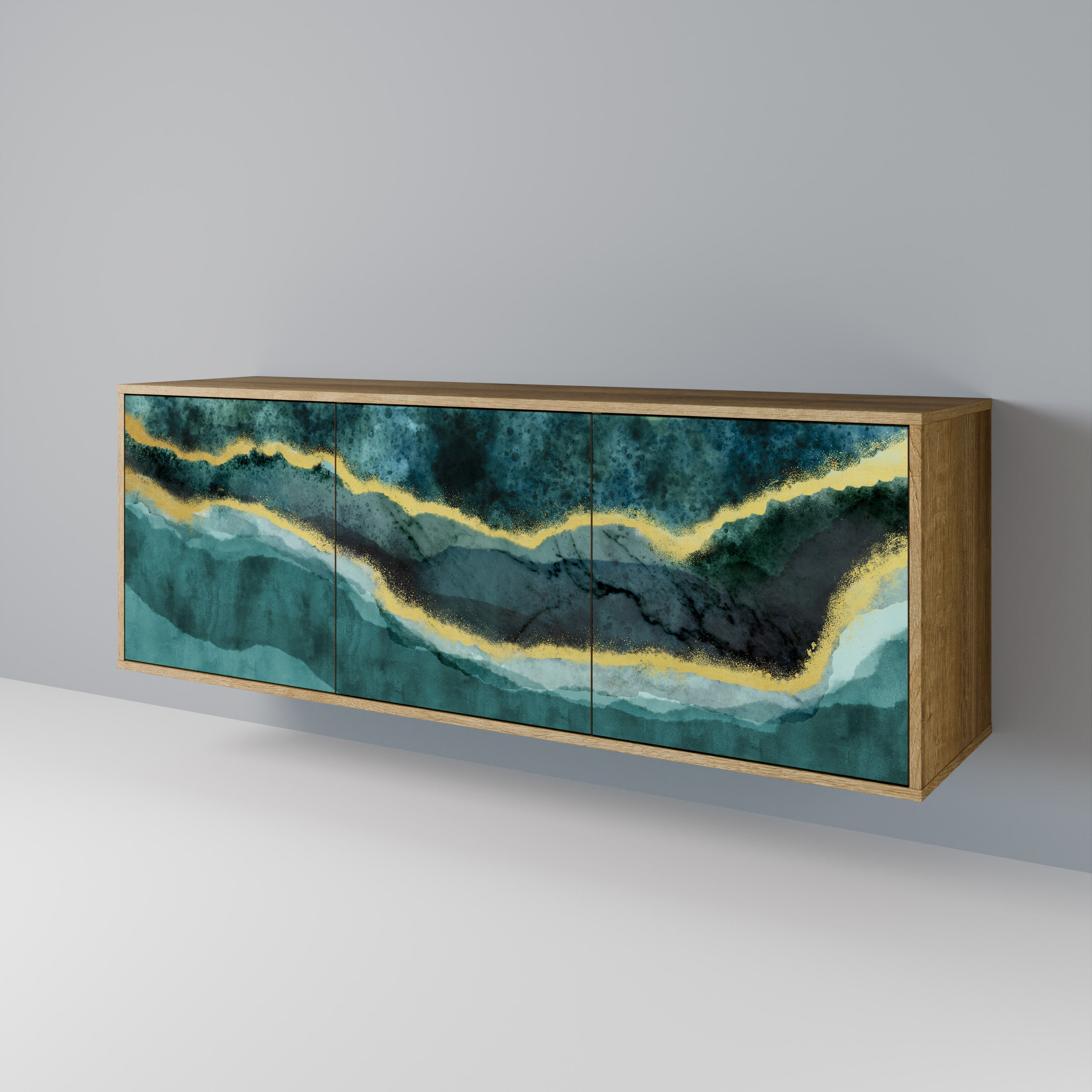 GOLDRUSH ODYSSEY Μπουφές 3-θυρών