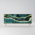 GOLDRUSH ODYSSEY Skänk med tre dörrar