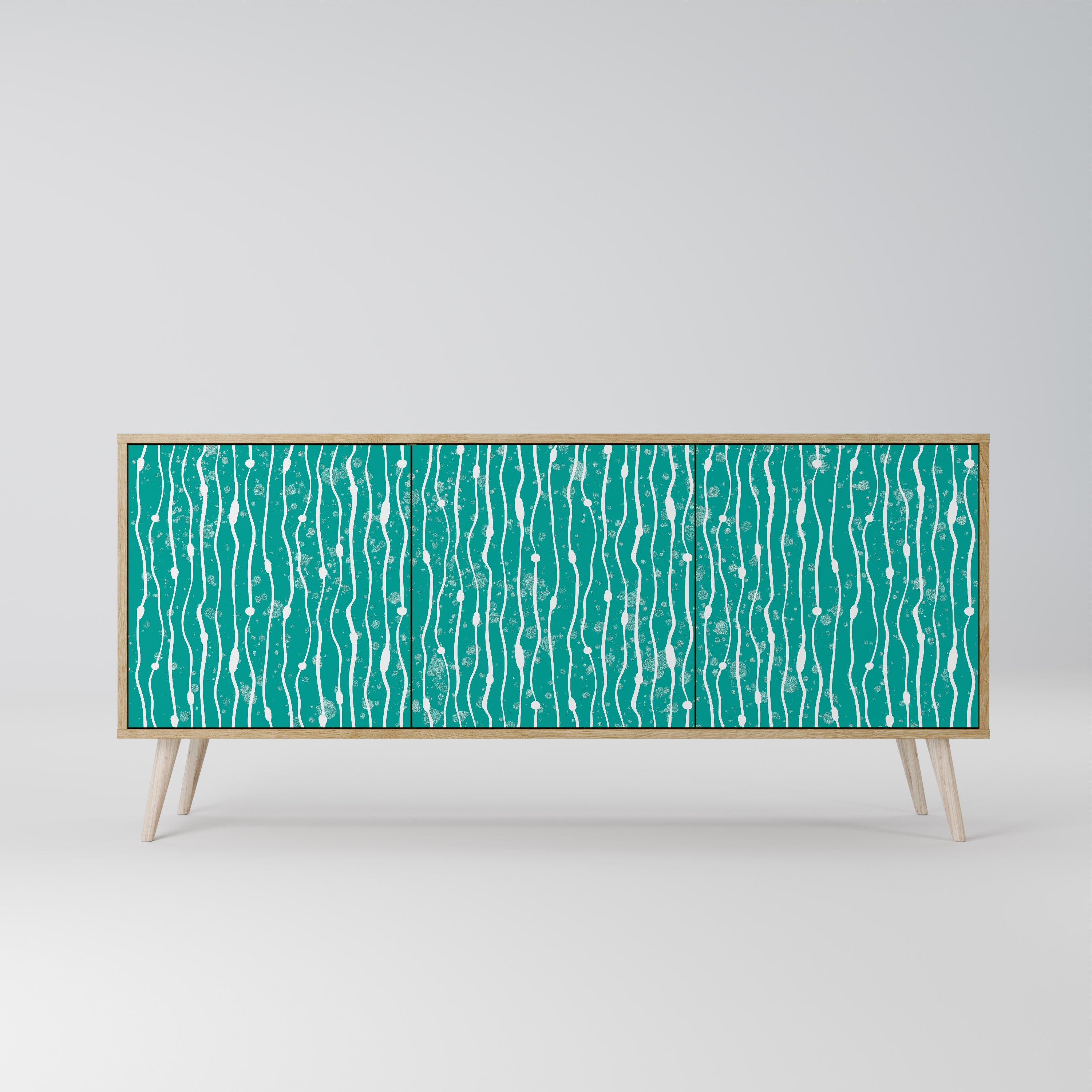 TURQUOISE RAIN 3-Door Sideboard
