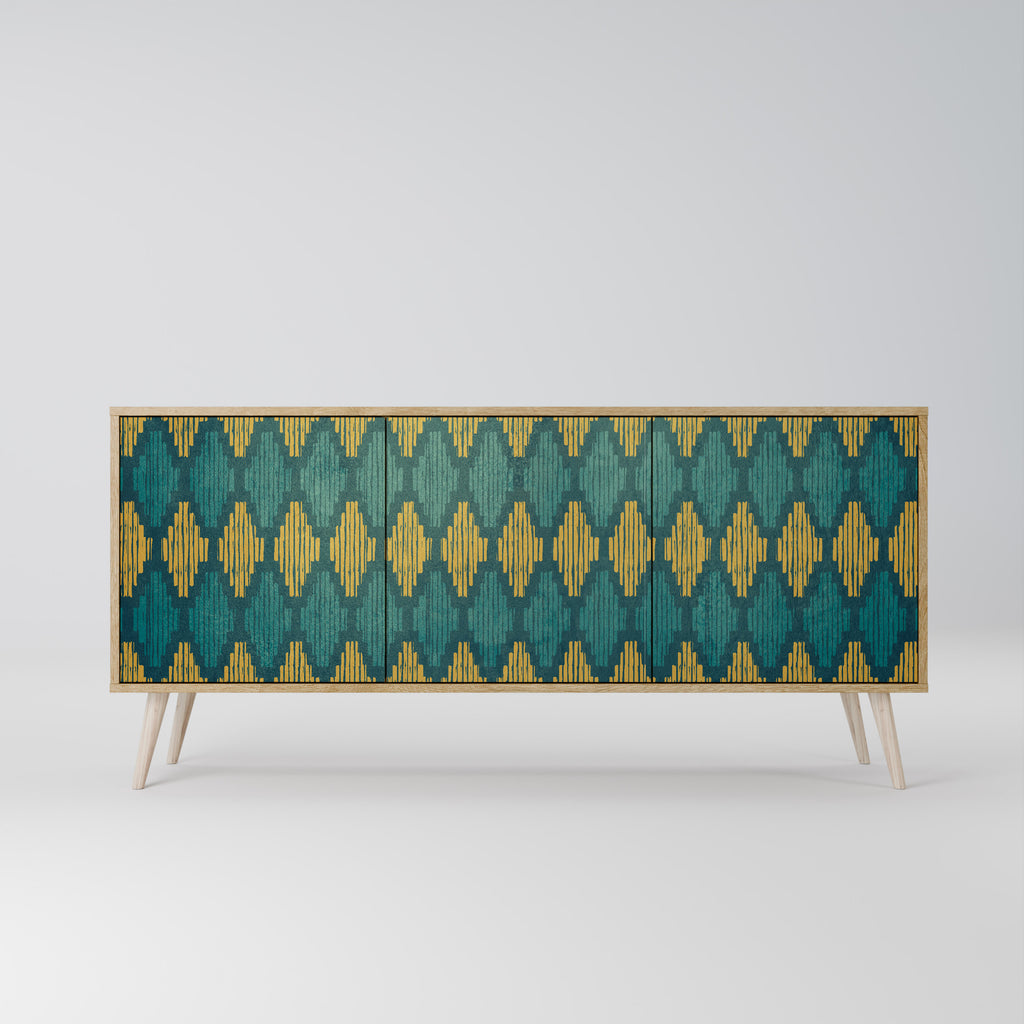 POLYGONS 3-türiges Sideboard