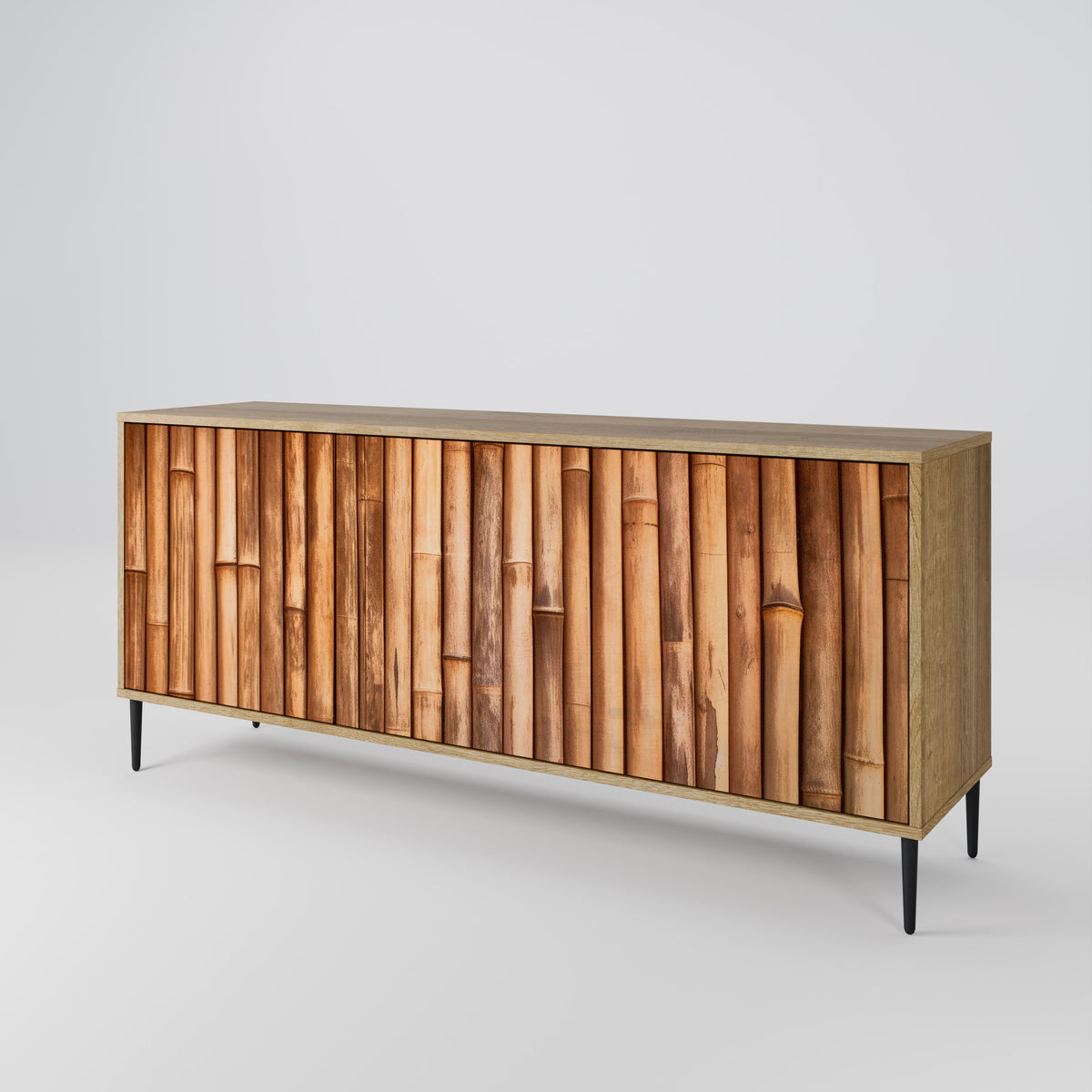 NATURAL WOOD Skänk med tre dörrar