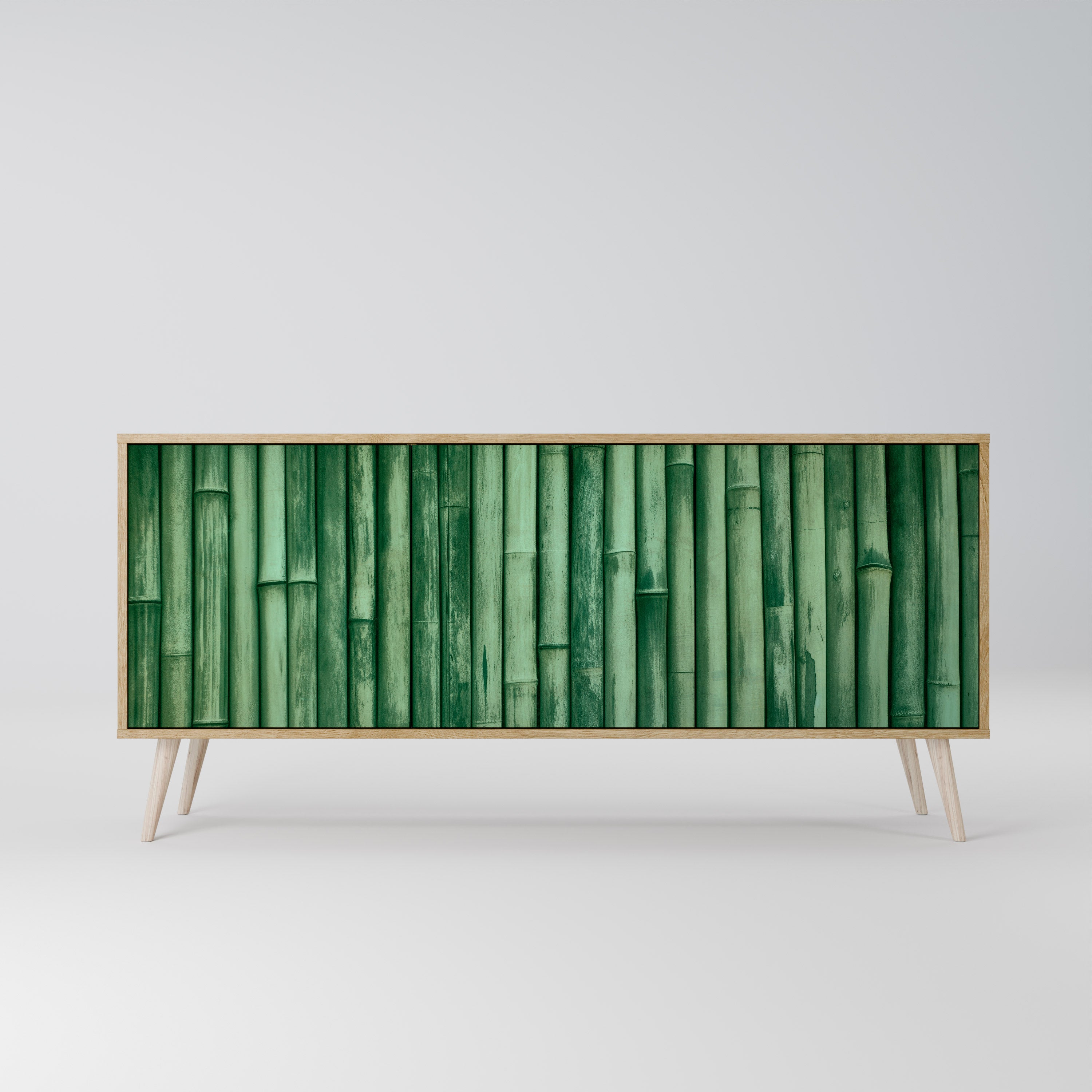 NATURAL GREEN 3-Door Sideboard