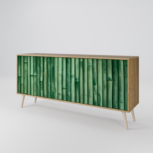 NATURAL GREEN 3-Door Sideboard