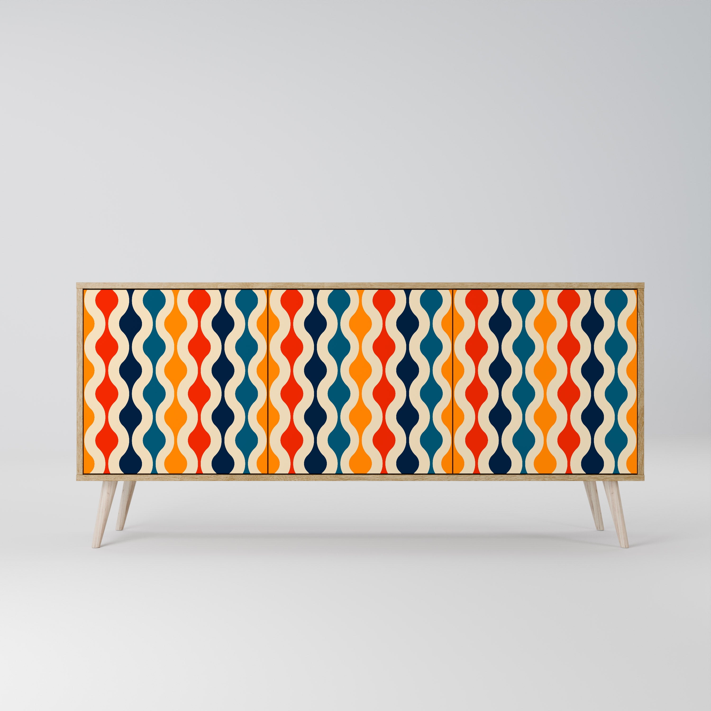 COLORFUL NOSTALGIA 3-Door Sideboard