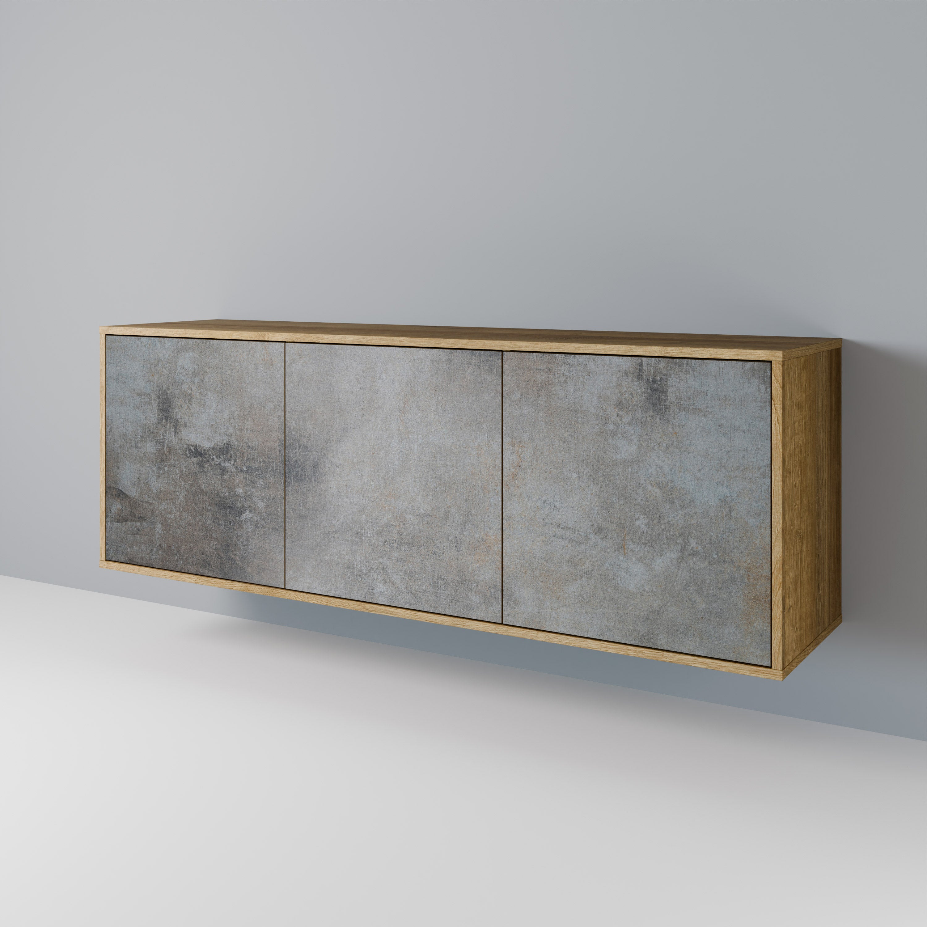 CONCRETE WALL 3-Door Sideboard