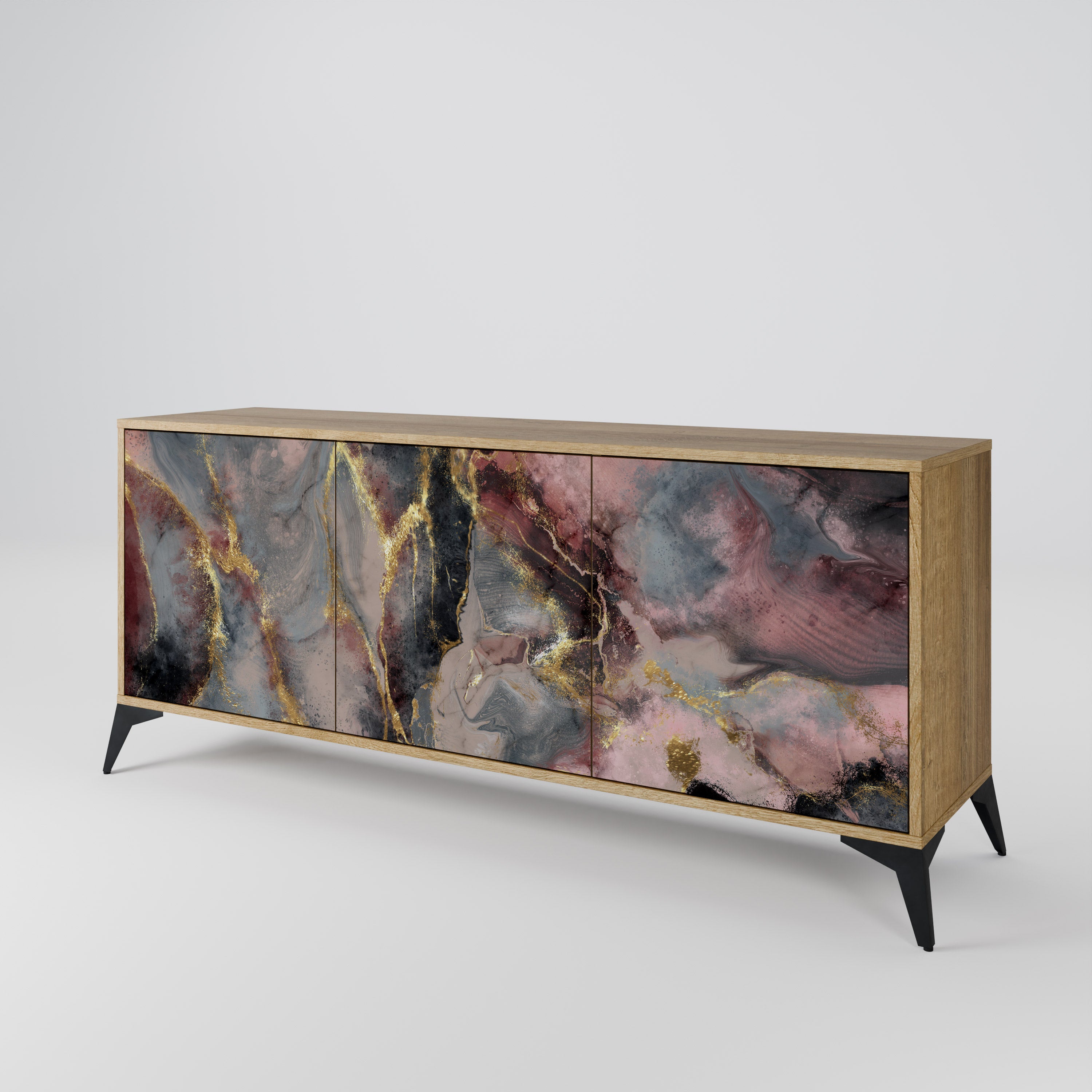 GOLDEN TIDES 3-Door Sideboard