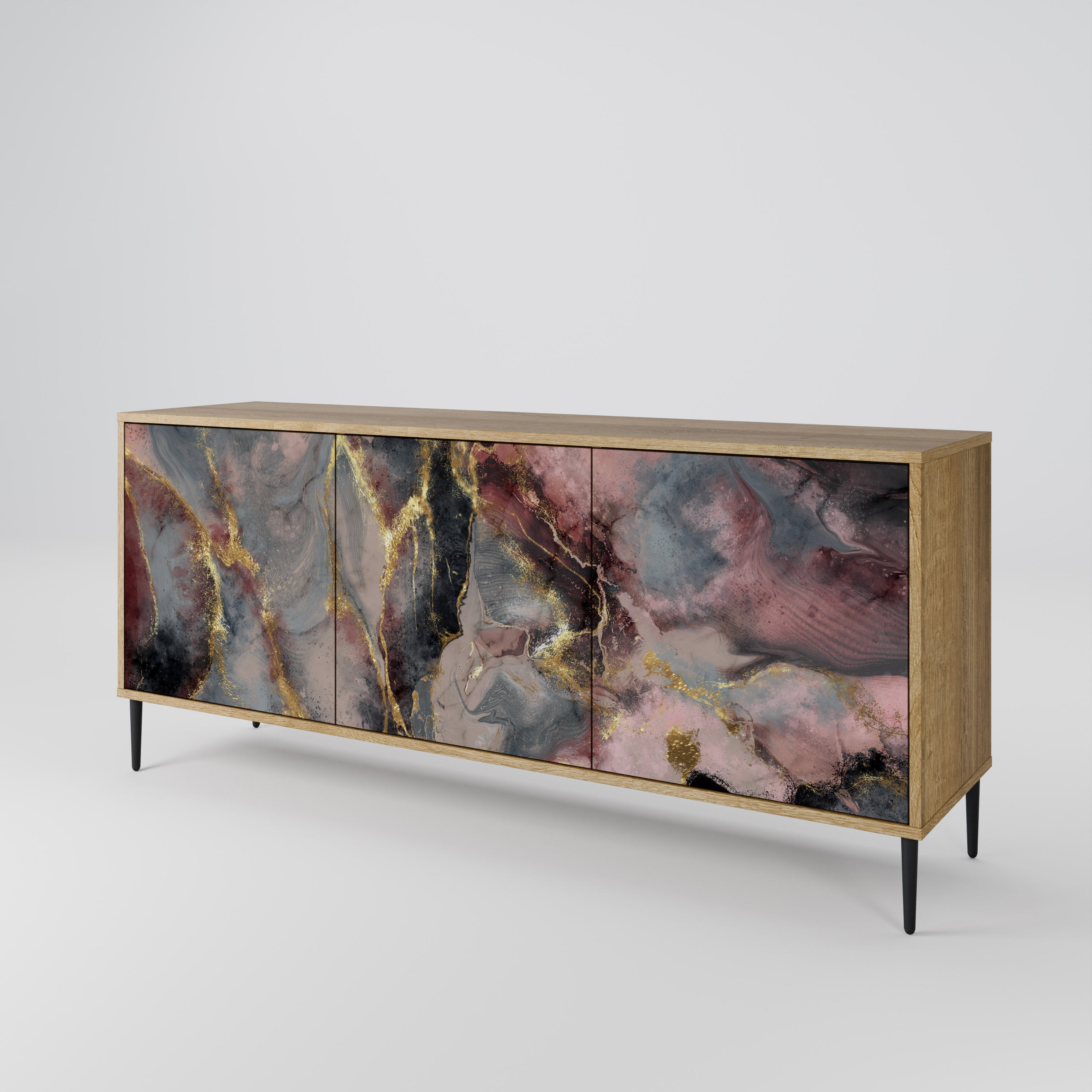 GOLDEN TIDES 3-Door Sideboard