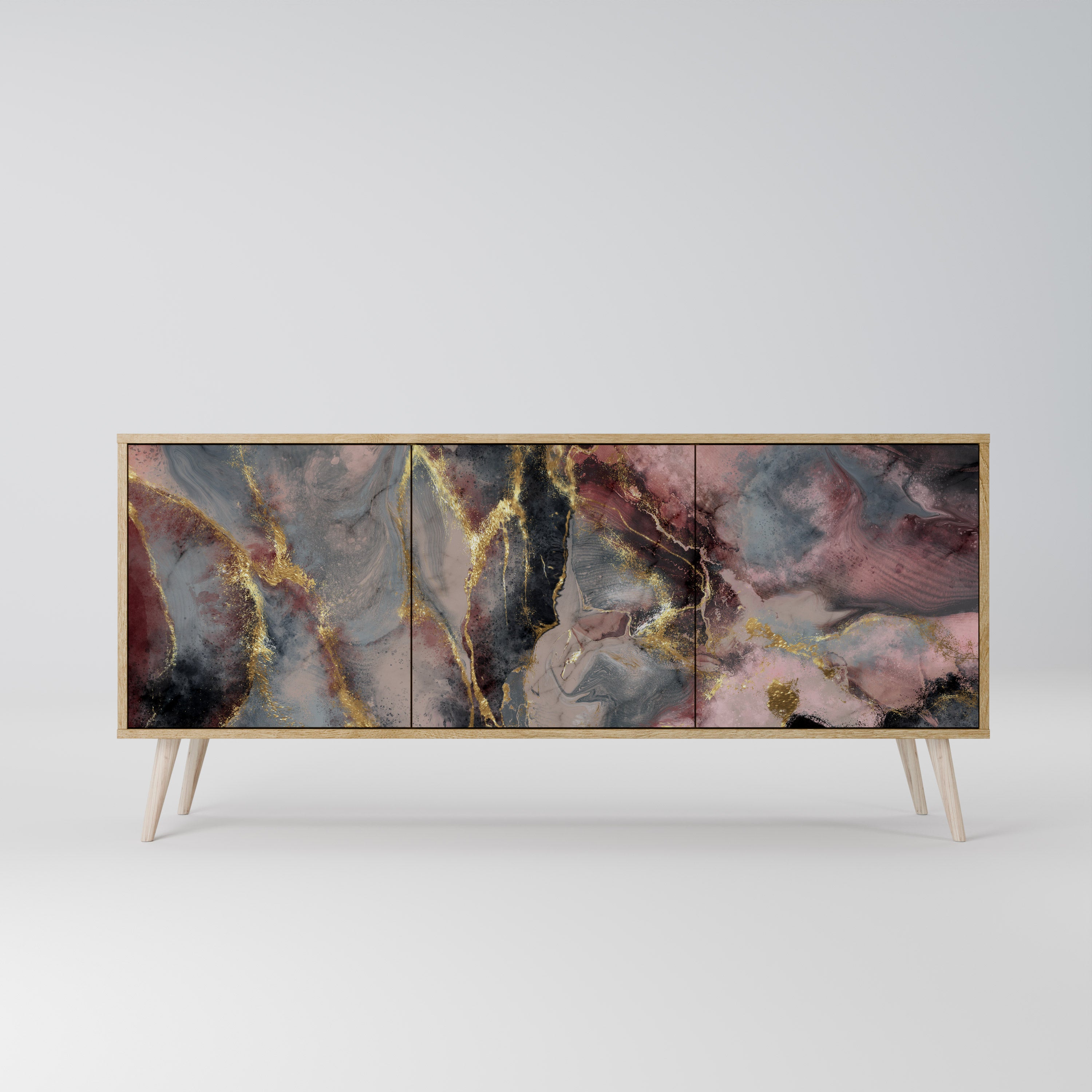 GOLDEN TIDES 3-Door Sideboard