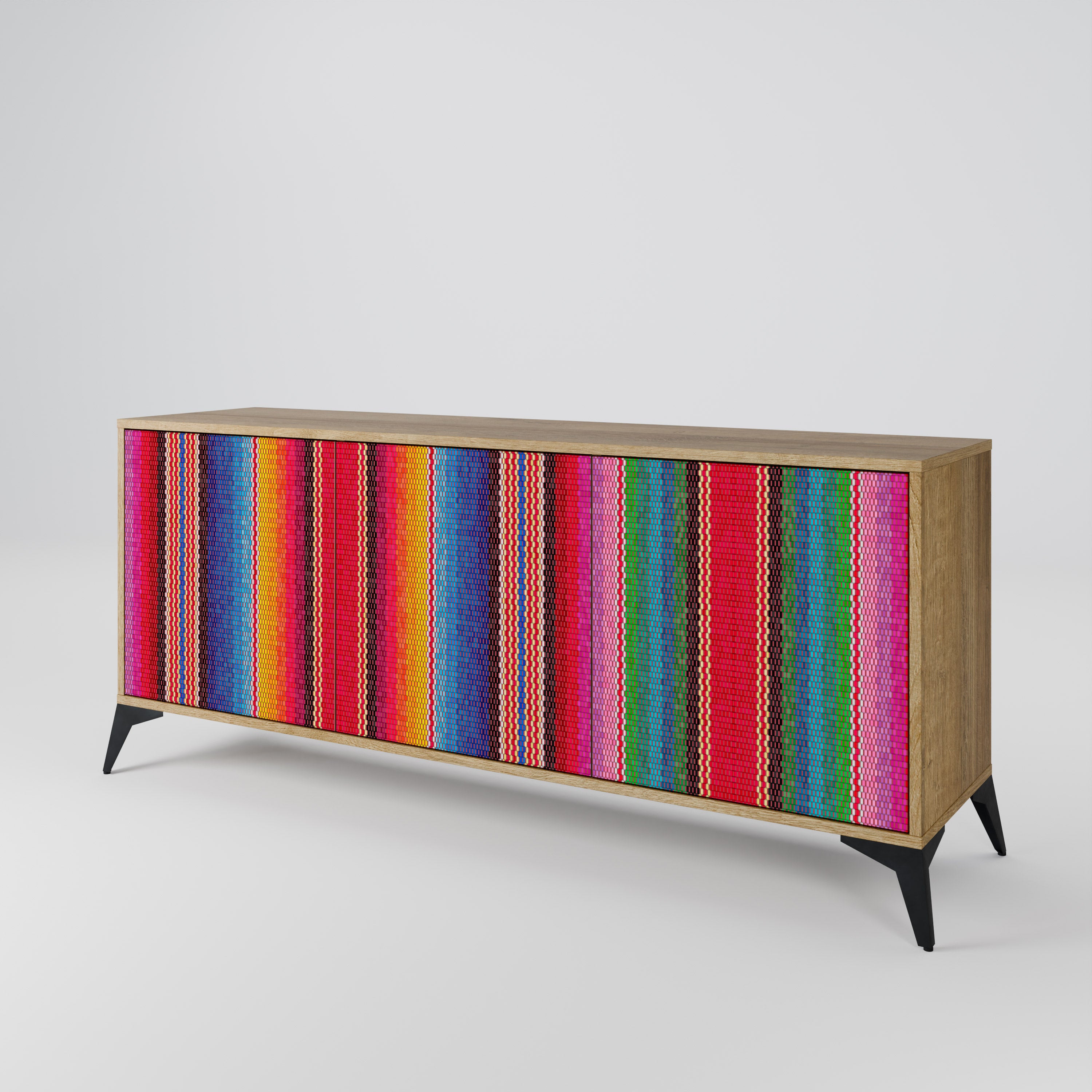 ETHNIC MEXICAN 3-Door Sideboard