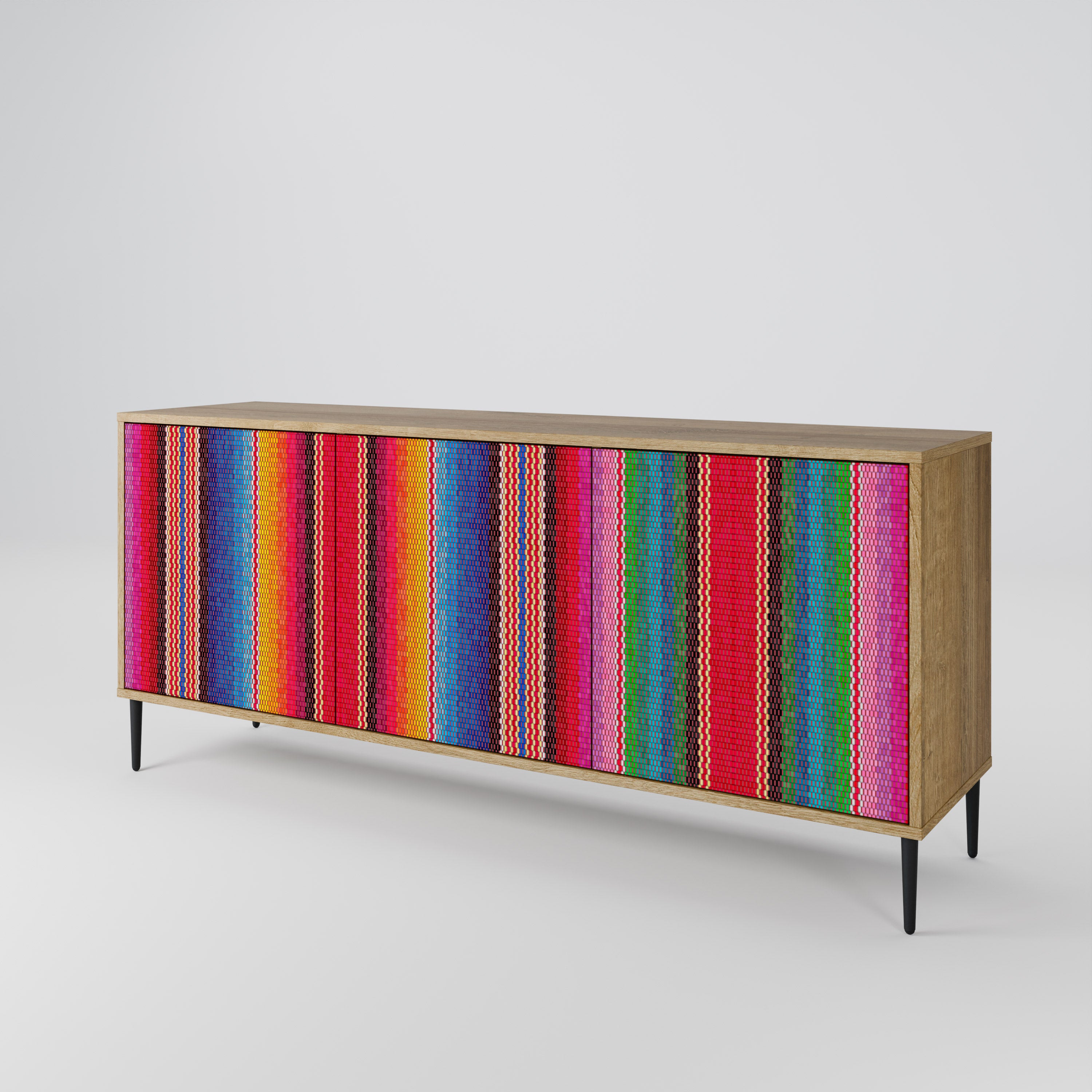 ETHNIC MEXICAN 3-Door Sideboard