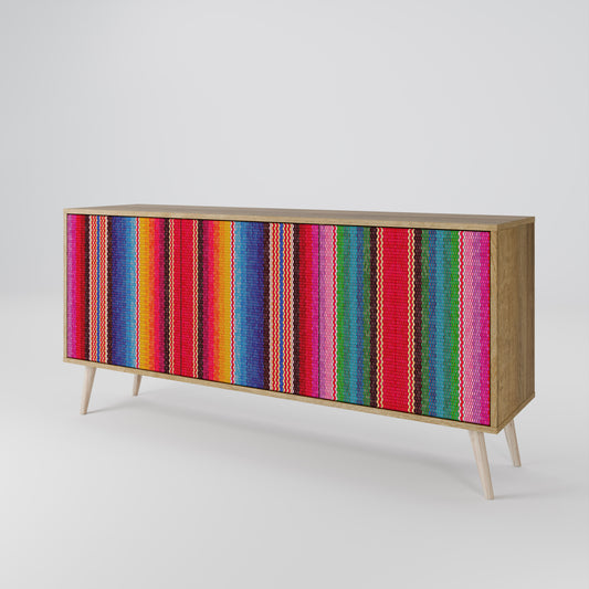 ETHNIC MEXICAN 3-Door Sideboard