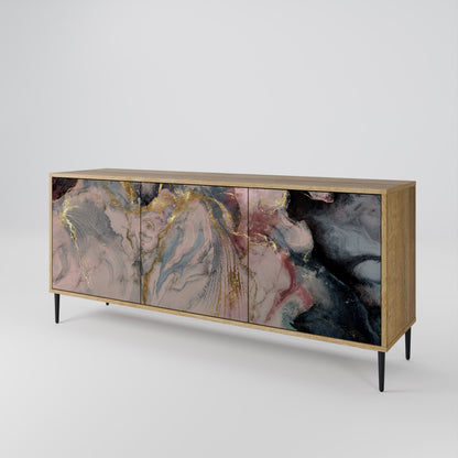 GILDED SWIRLS 3-Door Sideboard
