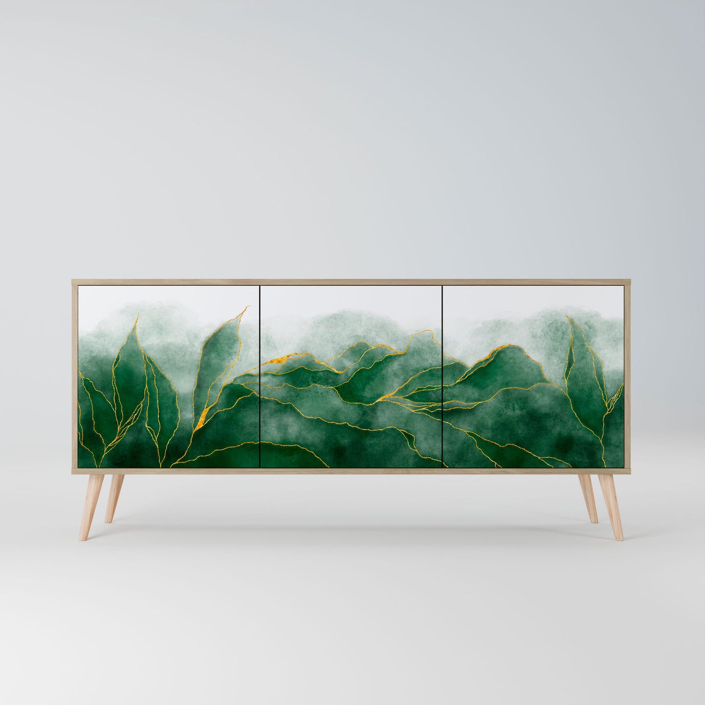 Credenza EXPENSIVE NATURE a 3 ante in effetto rovere