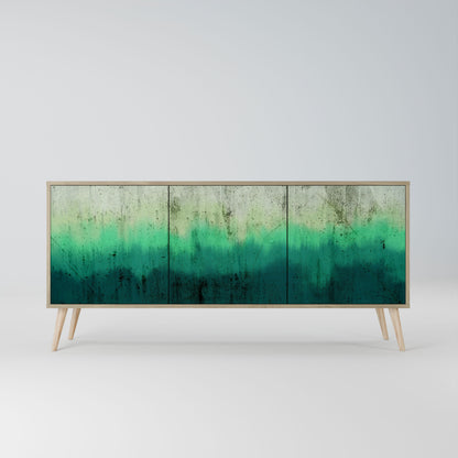 Credenza NORTHERN LIGHTS a 3 ante in effetto rovere