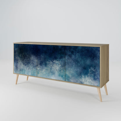 Credenza CELESTIAL FALL a 3 ante in effetto rovere