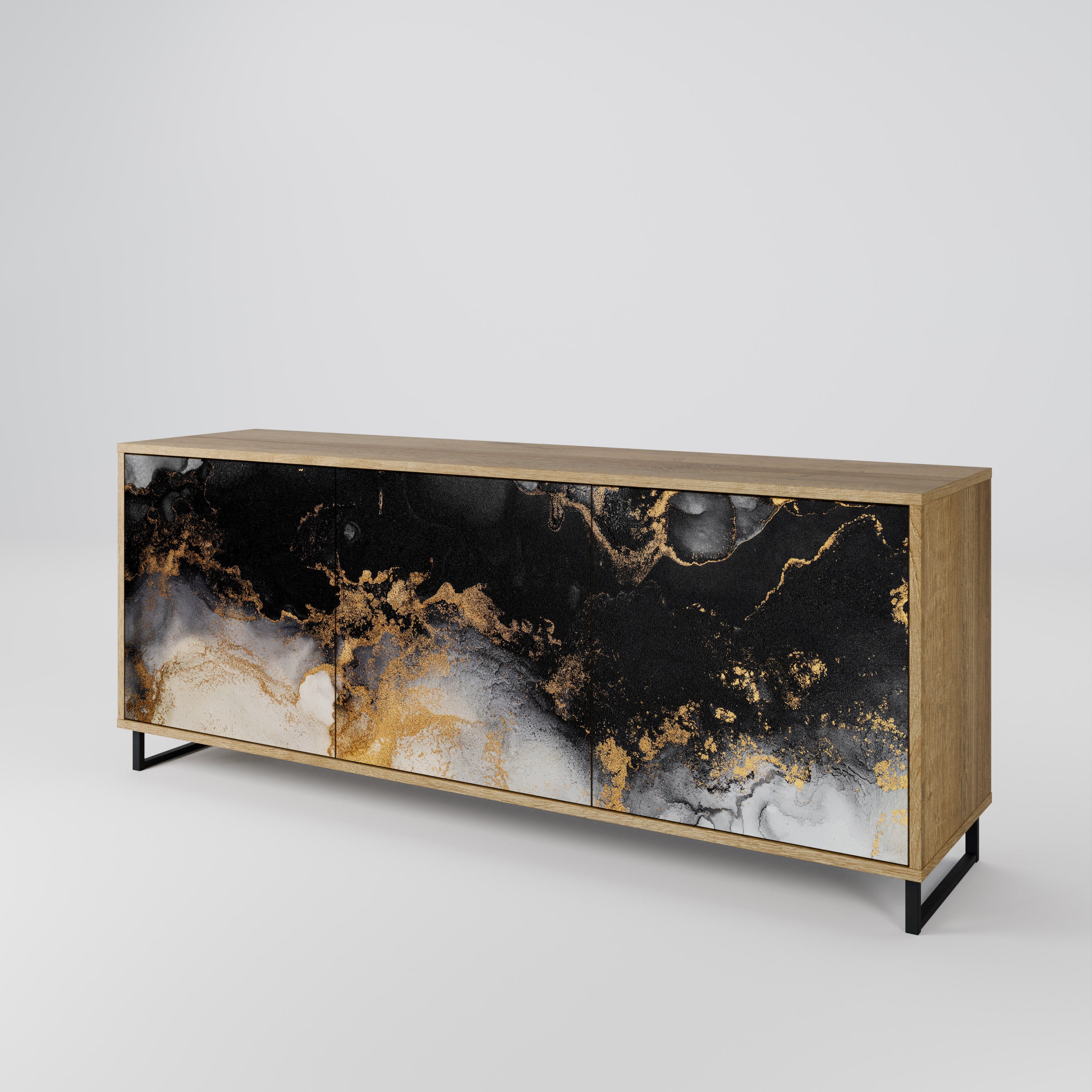 MARBLE OF TOMMORROW 3-Door Sideboard