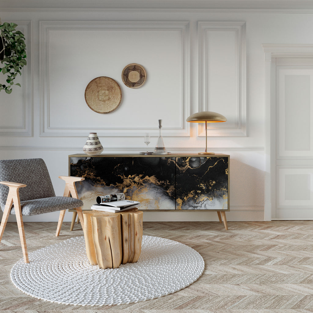 MARBLE OF TOMMORROW Aparador de 3 Portas