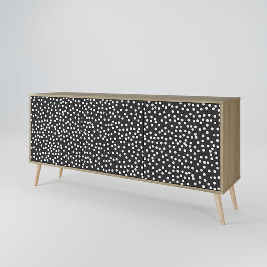 Credenza BLINDING LIGHTS a 3 ante in effetto rovere