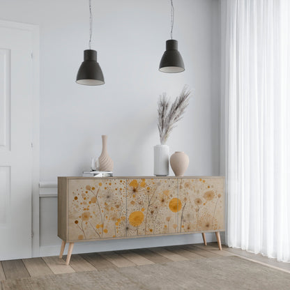 Credenza MORNING GLADE a 3 ante effetto rovere