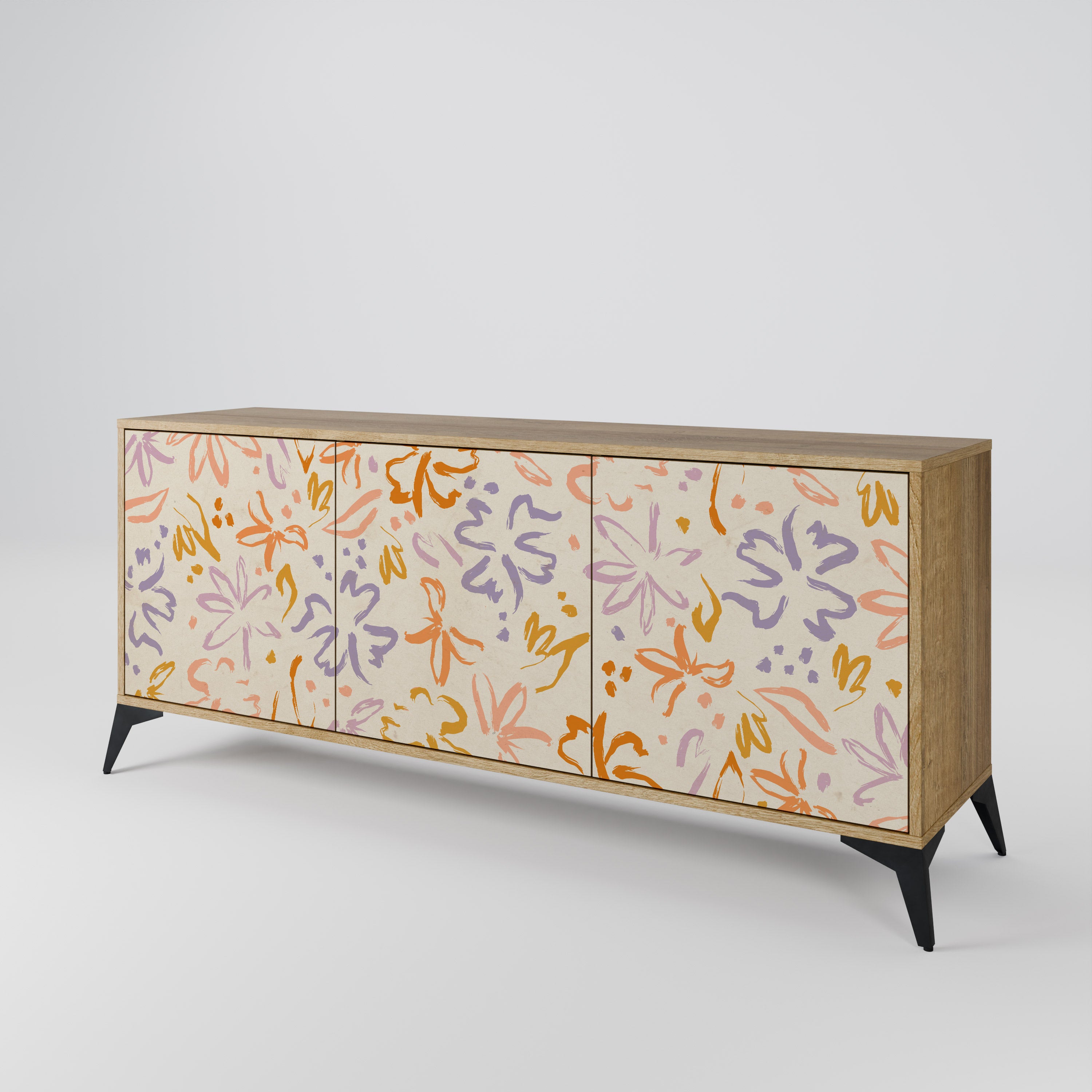 SPRING WHIMSY 3-Door Sideboard