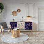 FLORAL COMBINATION 3-Door Sideboard