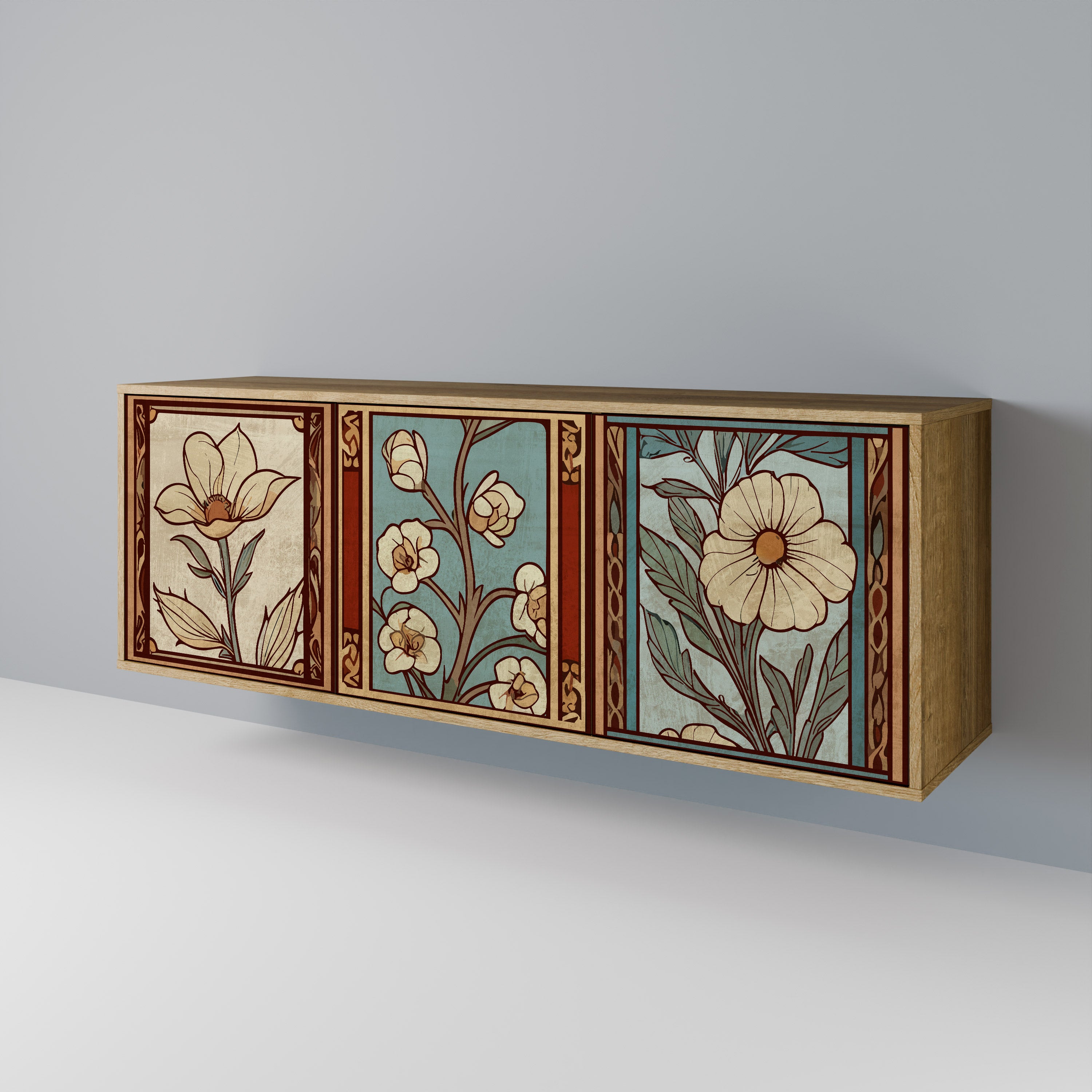 TIMELESS FLORA 3-Door Sideboard