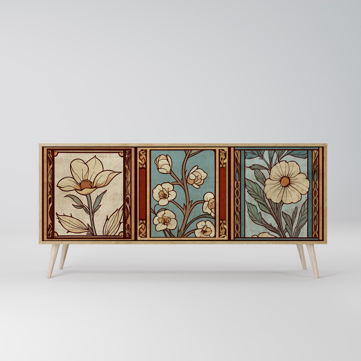TIMELESS FLORA 3-türiges Sideboard