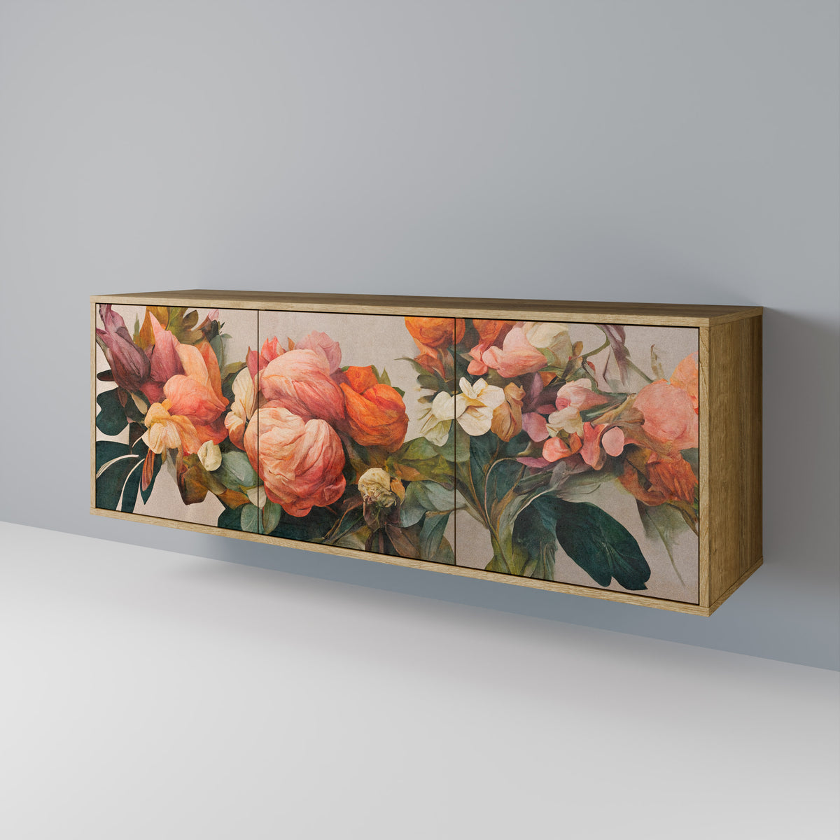 STYLISH BEAUTY Aparador de 3 Puertas