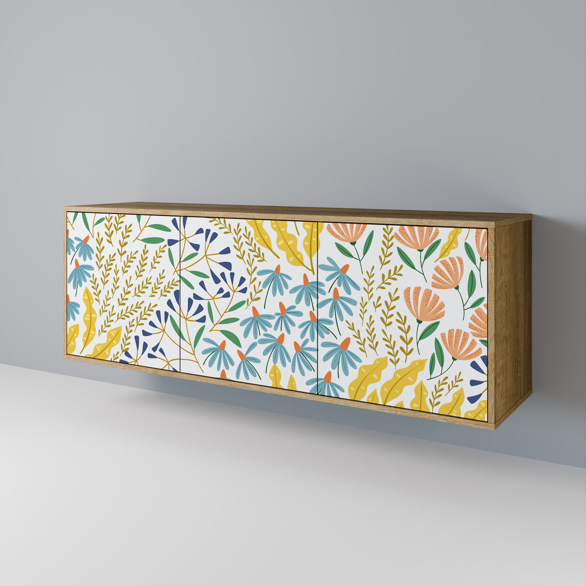 HELLO SPRING Aparador de 3 Puertas