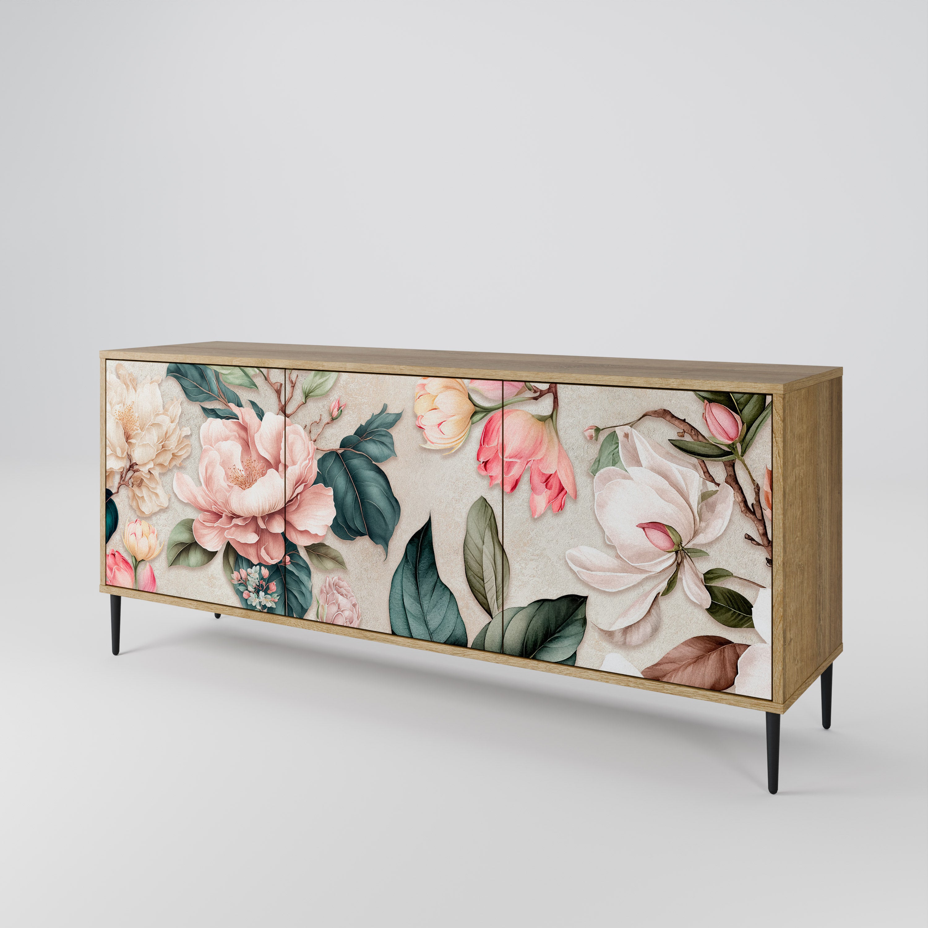FLORAL GRACE 3-Door Sideboard