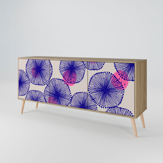 Credenza MAGIC NATURE a 3 ante in effetto rovere