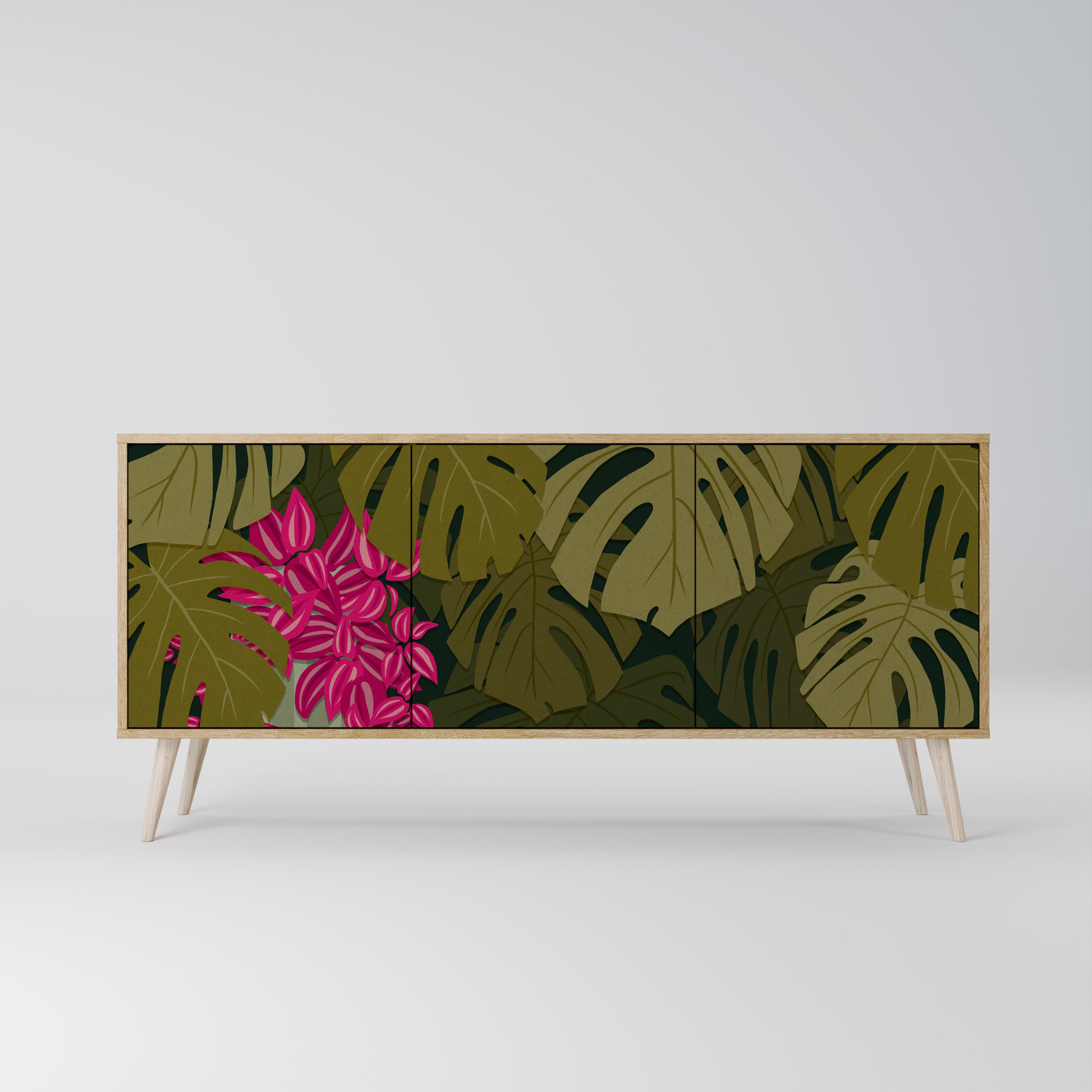 TROPICAL BEAUTY 3-Door Sideboard