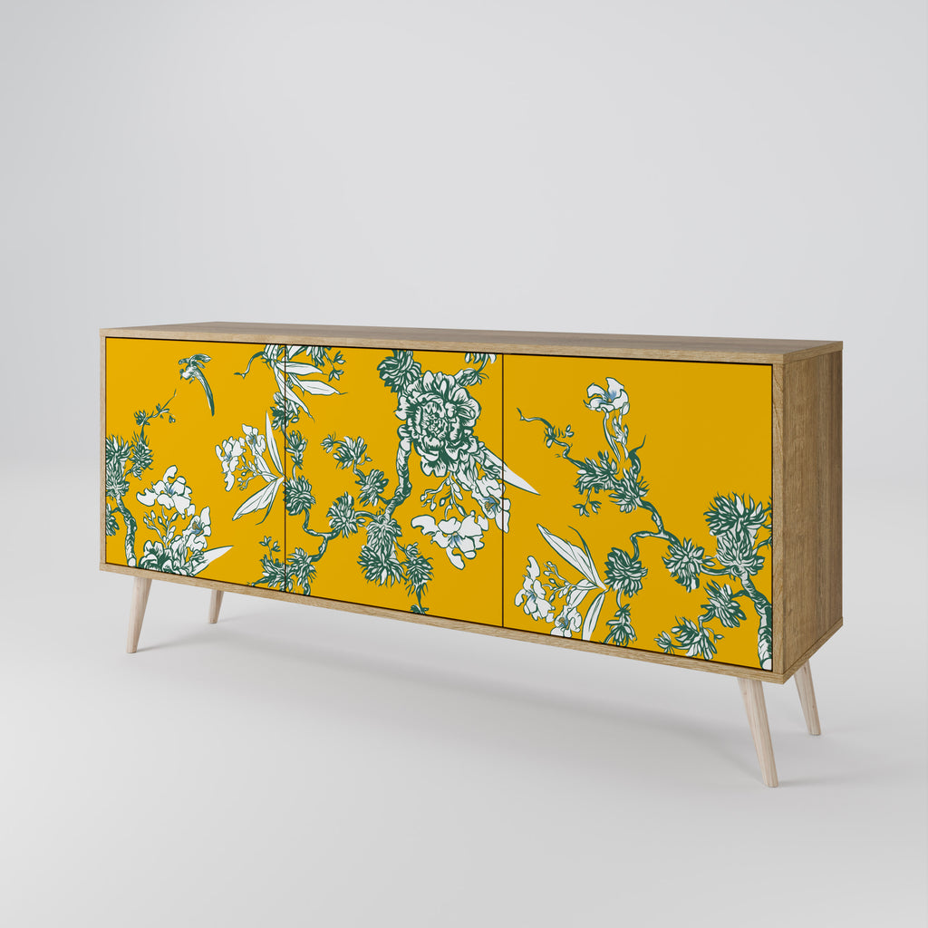 YELLOW CHINOISERIE 3-türiges Sideboard