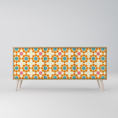 FLORAL DECOR 3-türiges Sideboard