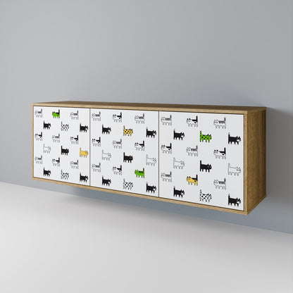 CATS COMPILATION 3-Door Sideboard