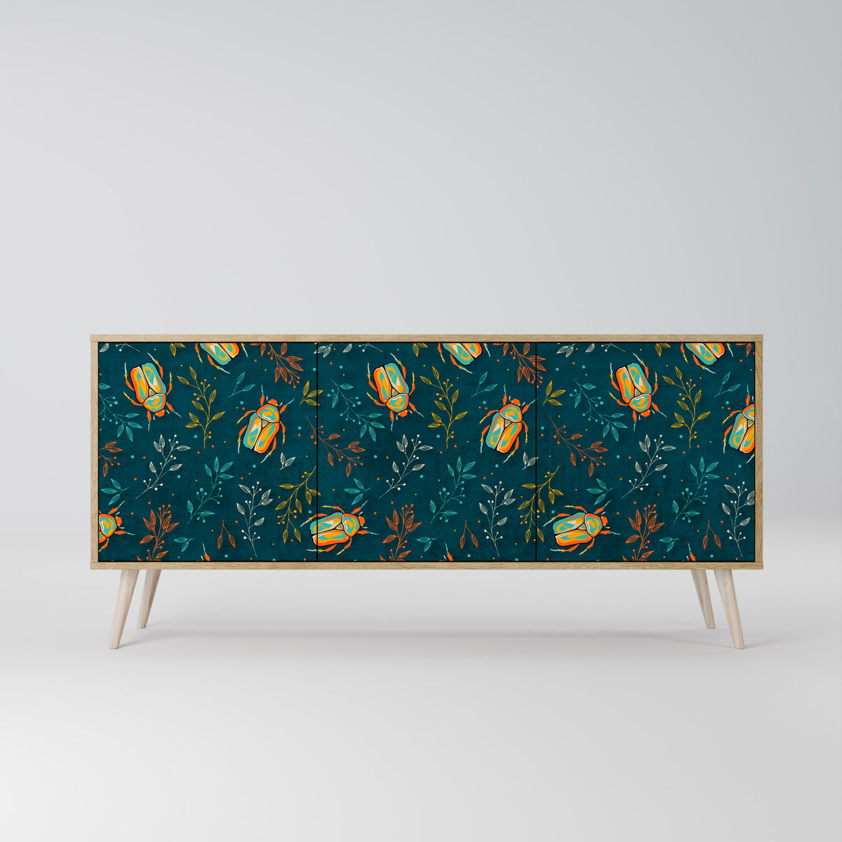 AUTUMN INSECTS 3-Door Sideboard