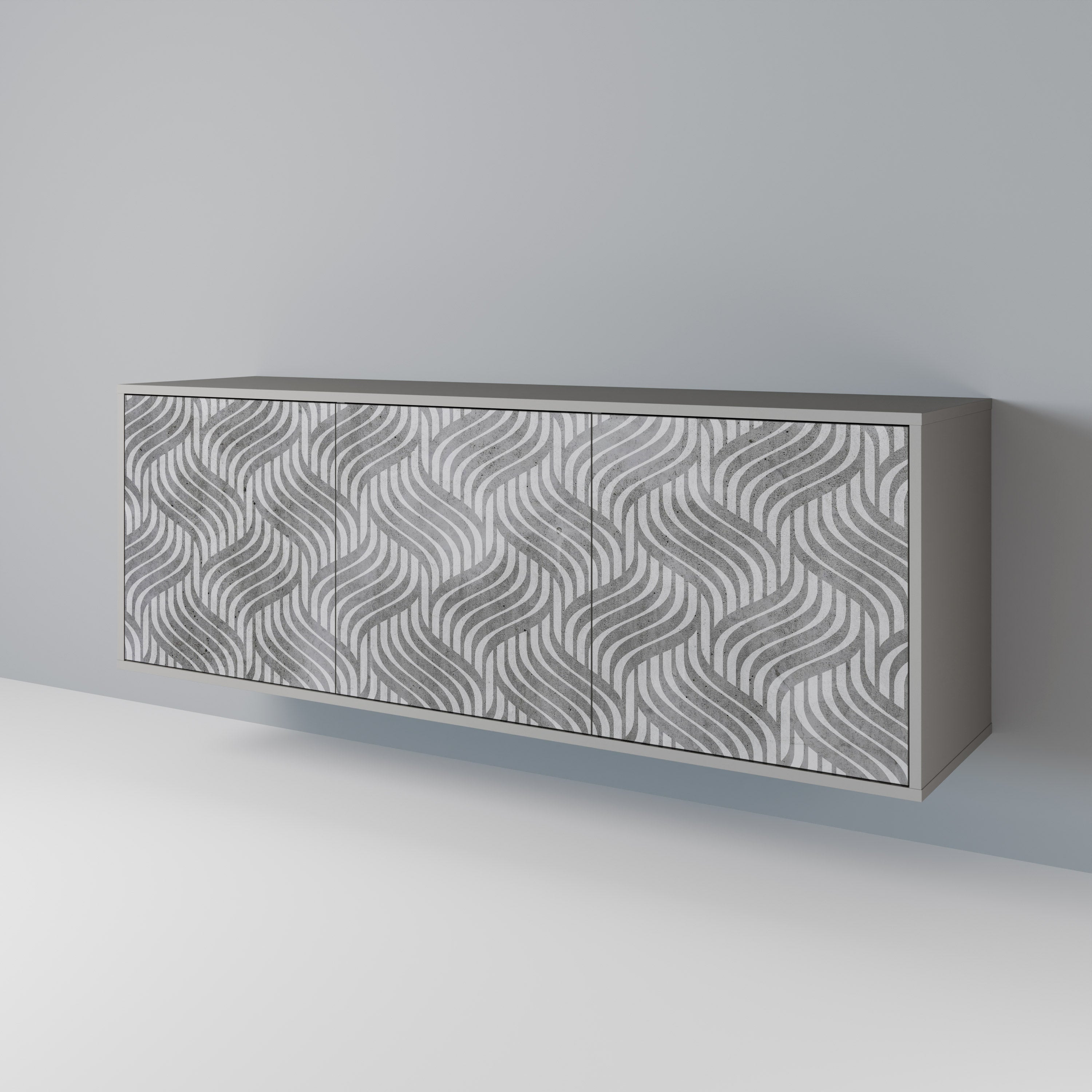 CONCRETE MOVEMENT 3-türiges Sideboard